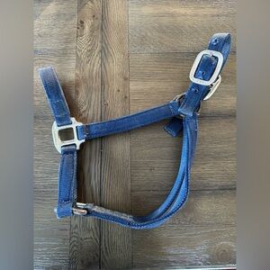 Horse Tack - BMB Navy Blue Nylon Halter